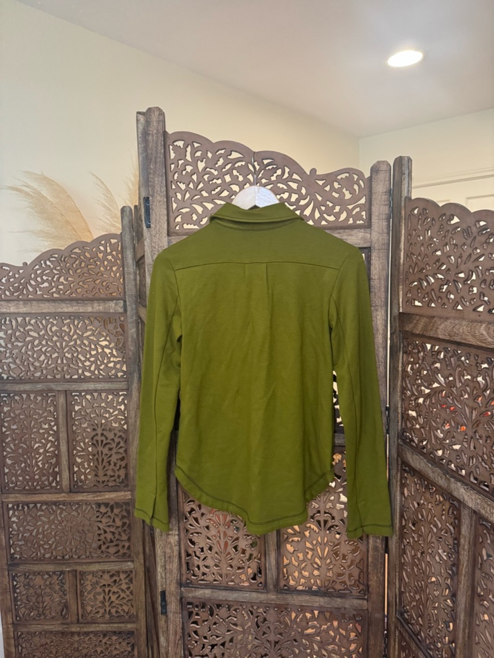 See by Chloe Green Button Up Blouse S NEW NWT - Picture 3 of 4